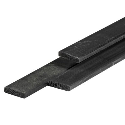 Afdeklat zwart grenen