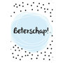 Kaartje 'Beterschap Stippen'