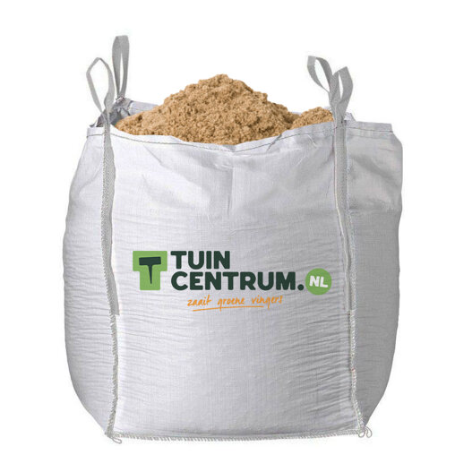 Ophoogzand in een big bag