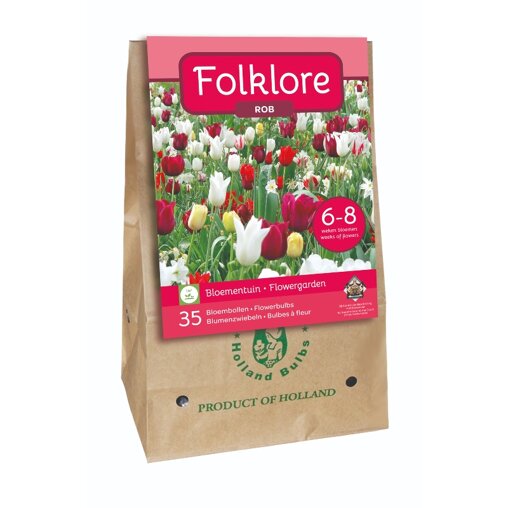 Bloembollen tas Folklore Rob Mix (35 stuks)