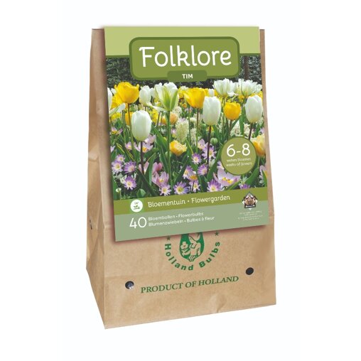 Bloembollen tas Folklore Tim Mix (40 stuks)