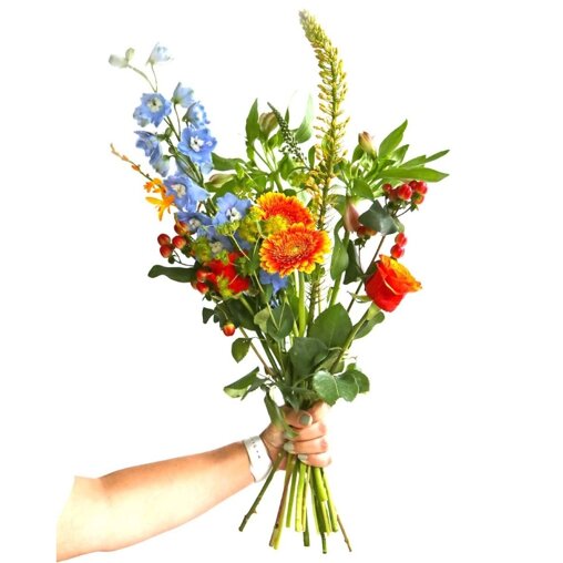 Veldboeket Happy Birthday