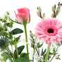 Brievenbus Bloomtable - Pink Jewel roze bloemen