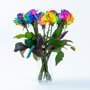 Brievenbus Rozen regenboog vaas