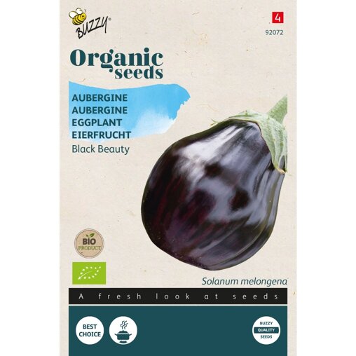 Buzzy ® Bio Aubergine Black Beauty Voorzijde
