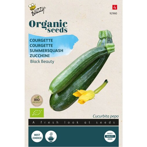 Buzzy ® Bio Courgette Black Beauty Voorkant