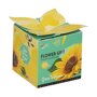 Buzzy ® Grow Gift zonnebloem in potje zijkant verpakking