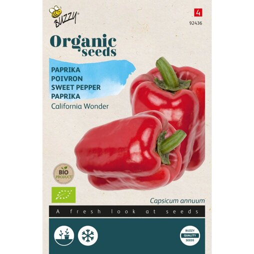 Buzzy ® Bio Paprika California Wonder Voorzijde