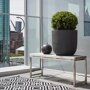 Capi Tutch pot zwart met buxus
