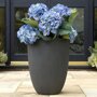 Capi Tutch vaas elegant zwart met hortensia