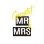 Kaartje 'Congrats Mr en Mrs'