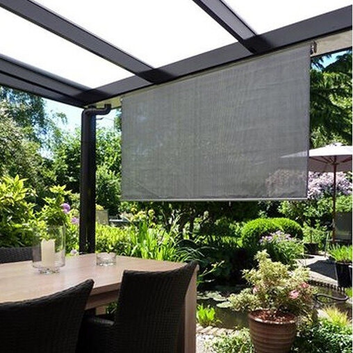 Coolfit rolgordijn zwart