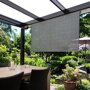 Coolfit rolgordijn antraciet met pergola