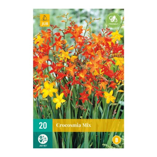 Crocosmia bollen Mix (zakje van 20 stuks)