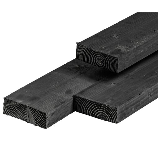 Douglas ligger zwart geïmpregneerd 6,3x17,5 cm