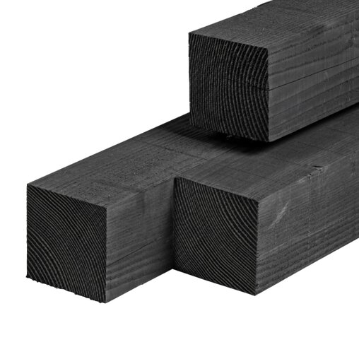 Douglas paal zwart 15x15 cm