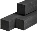 Douglas paal zwart 9x9 cm