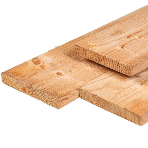 Douglas plank ruw 2,5x25 cm