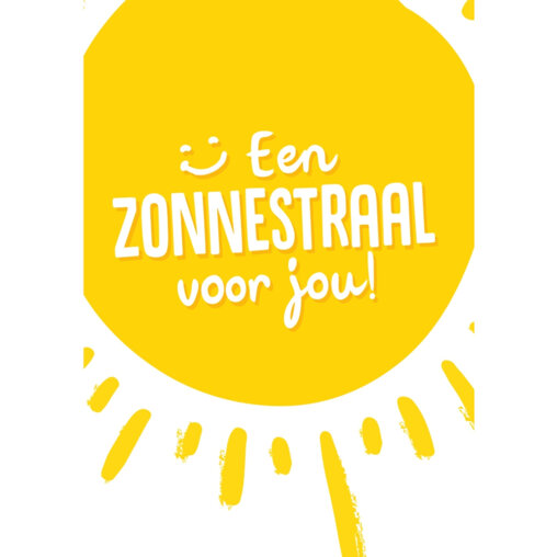 Kaartje 'Zonnestraaltje'