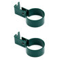 Eindbeugels groen gecoat 48 mm 2 stuks