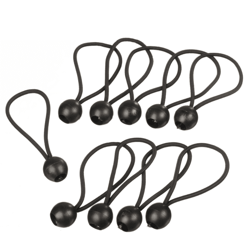 Elastische band met kogelstoppers