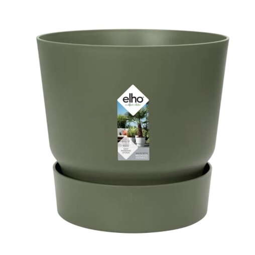 Elho greenville rond glad groen