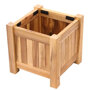 Planter hardhout vierkant (30 x 30 x 30 cm)