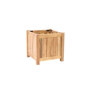 Planter hardhout vierkant (30 x 30 x 30 cm)
