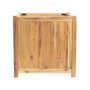 Planter hardhout vierkant (70 x 70 x 70 cm)
