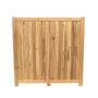 Planter hardhout vierkant (90 x 90 x 90 cm)