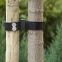 Gebruik Nature boomband met spijkers