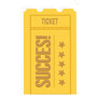 Kaartje 'Succes Ticket'