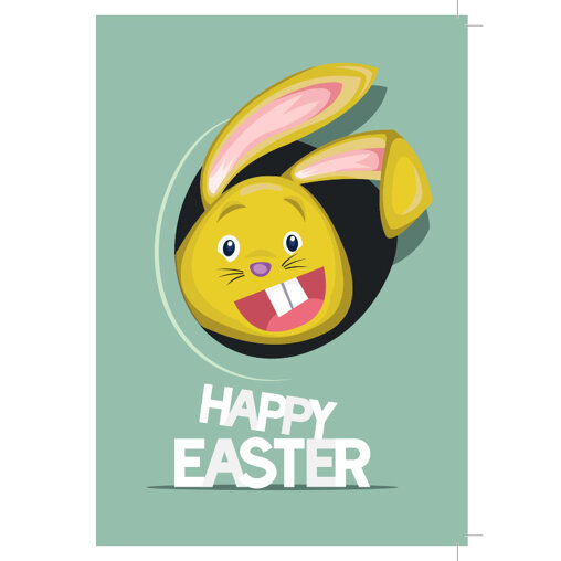 Kaartje 'Happy Easter'