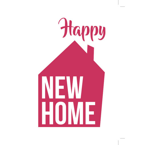 Kaartje 'Happy New Home'
