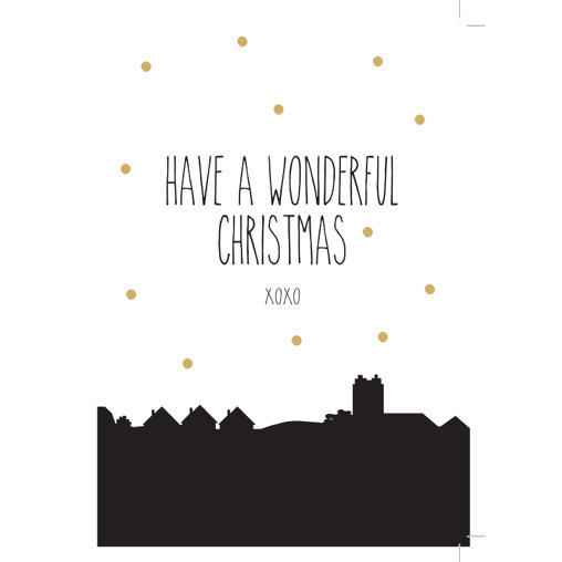 Kaartje 'Wonderful Christmas'