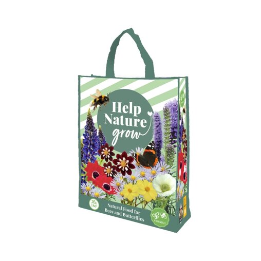 Bloembollen boodschappentas Help Nature Grow Mix (voor 1 m2)