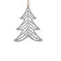 Hangdecoratie Boom Zilver
