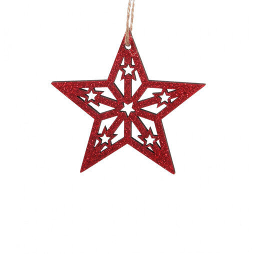 Hangdecoratie Ster Rood