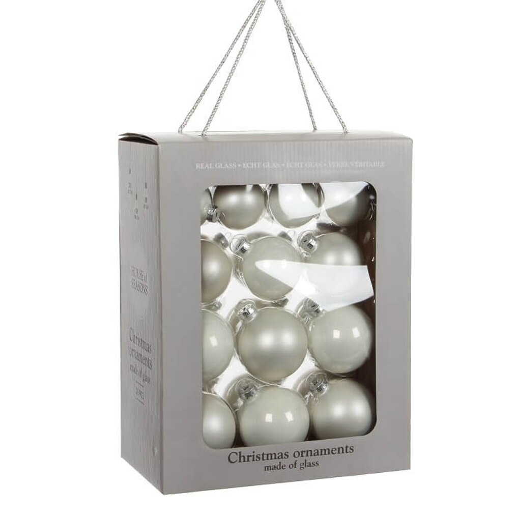 Treble geest compleet Kerstballen wit glas (26 stuks) kopen? Tuincentrum.nl bezorgt ✓ Snel in  huis ✓ Advies voor en na aankoop