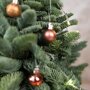 Echte kerstboom mini (incl. versiering) detail
