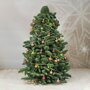 Echte kerstboom mini (incl. versiering)