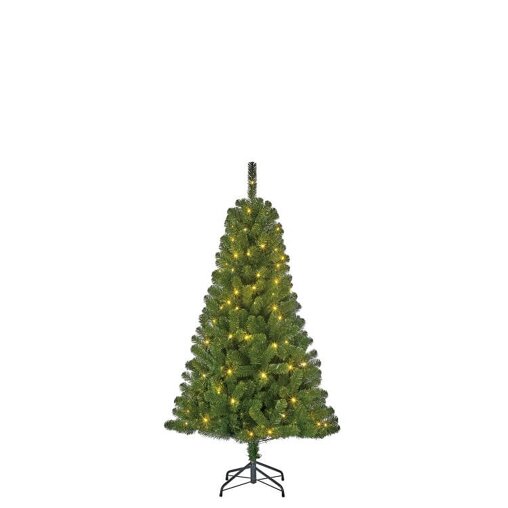 Kunstkerstboom groen inclusief LED-verlichting 120 cm