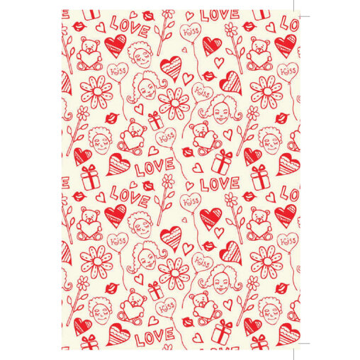 Kaartje 'Liefde Doodles'