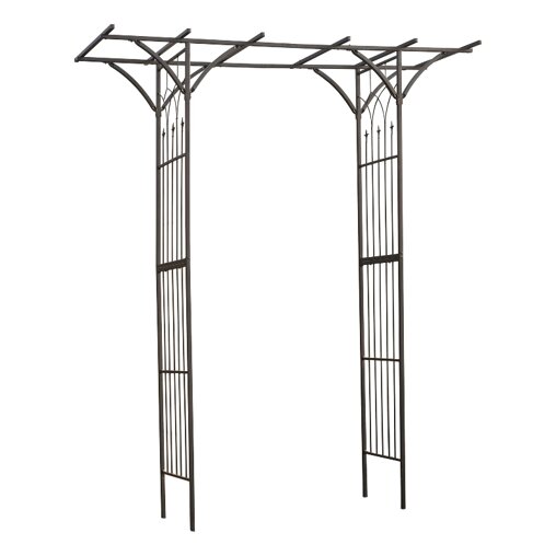 Metalen rozenboog 'New Dawn'