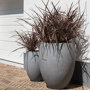 Pottery Pots Natural Bond ronde plantenbak grijs sfeer
