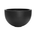 Pottery Pots Natural Bowl bolvormige plantenbak zwart