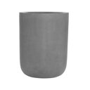 Pottery Pots Natural Dice ronde plantenbak grijs