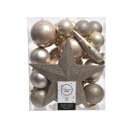 Onbreekbare kerstballen zilver (33 stuks)