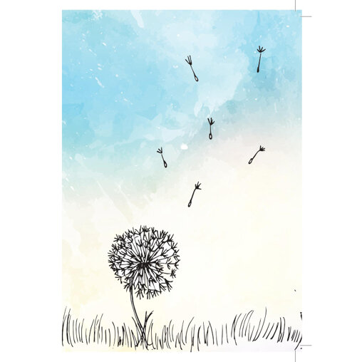 Kaartje 'Paardenbloem'