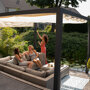 Pergola aluminium antraciet 'Stand Alone' 3,19 x 3,19 meter